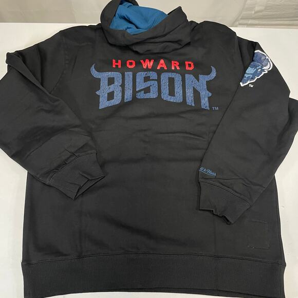 Howard University Bison Mitchell & Ness Fleece Hoodie - Picture 2 of 4